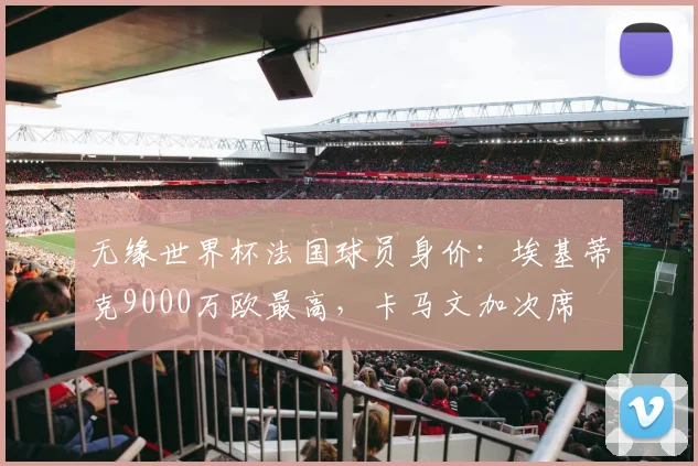 无缘世界杯法国球员身价：埃基蒂克9000万欧最高，卡马文加次席